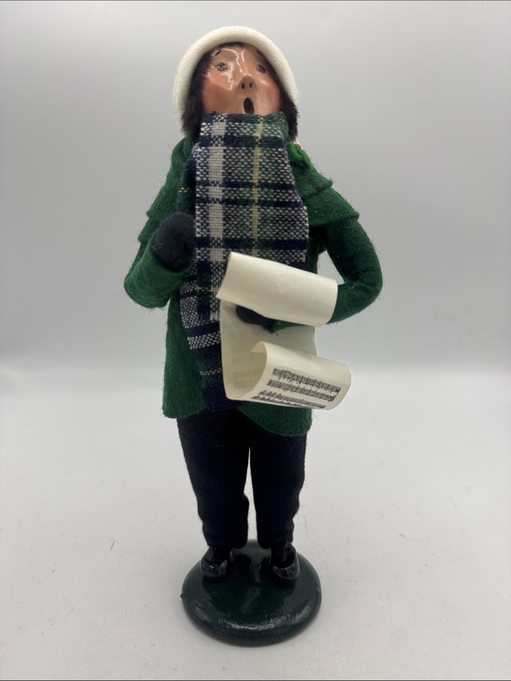 Byers choice Victorian Caroler Boy 1986